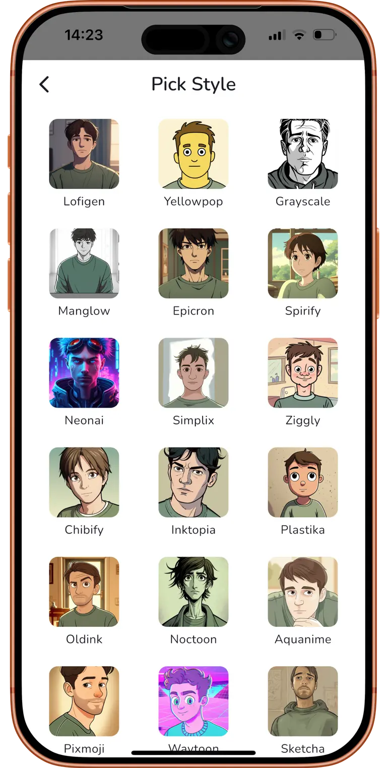 Anime Filter & Toon Maker - Animize cartoon photo feature